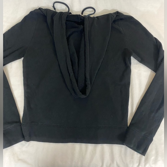 PINK-Victoria's Secret Zip Up sweatshirt Hoodie PINK logo women’s medium - Picture 5 of 7